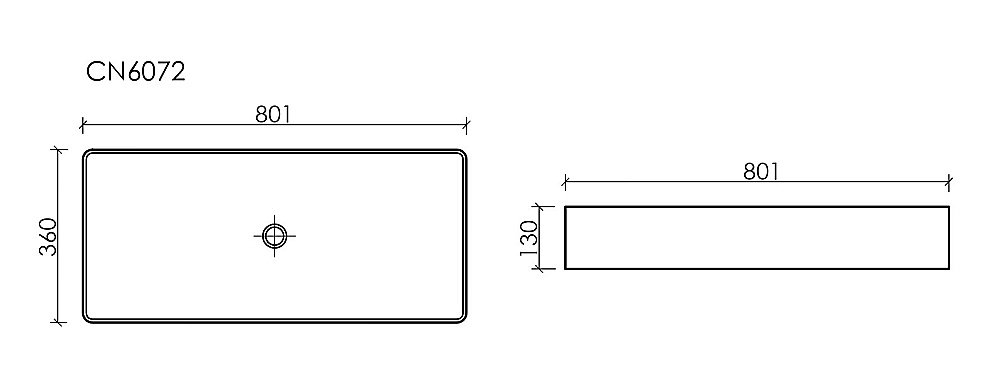 Раковина Ceramica Nova Element CN6072 белая купить в интернет-магазине Sanbest