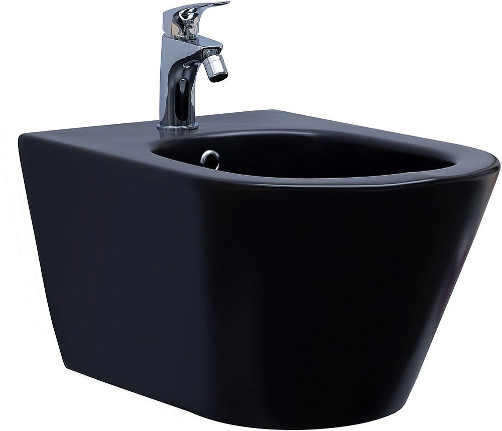 Биде подвесное Aquanet Lake 316464 черный матовый купить в интернет-магазине Sanbest