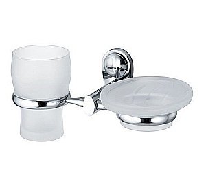 Держатель со стаканом и мыльницей WasserKRAFT Main K-9226 купить в интернет-магазине сантехники Sanbest