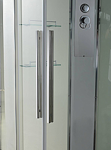 Душевая кабина AvaCan EM Серия EM2811LNT 110х80 без крыши прозрачная, левосторонняя купить в интернет-магазине Sanbest