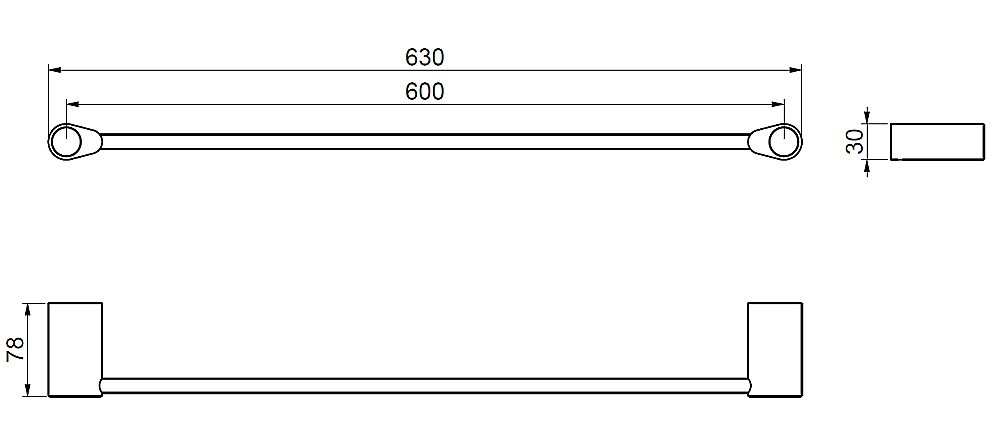 Полотенцедержатель Art&Max Verona Push AM-M-049-CR купить в интернет-магазине сантехники Sanbest