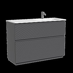 Тумба для раковины Sancos Folk Floor FL120FRGS Grey soft купить в интернет-магазине сантехники Sanbest