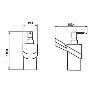 Диспенсер Paini Morgana 73OP031VR золото купить в интернет-магазине сантехники Sanbest