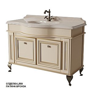 Тумба с раковиной со столешницей Caprigo Fresco 120 для ванной в интернет-магазине Sanbest