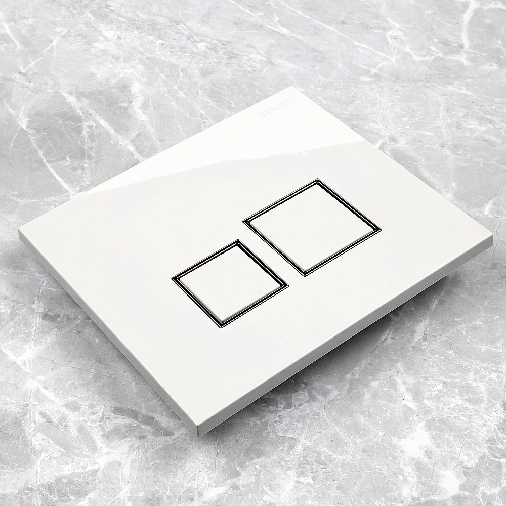 Кнопка для инсталляции Taliente Square 31204010 белая купить в интернет-магазине сантехники Sanbest