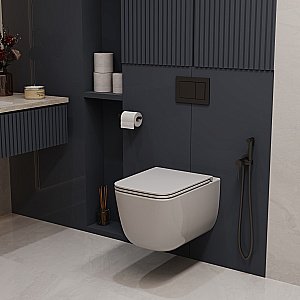 Унитаз подвесной Vincea Lina VT1-53T белый, безободковый, с крышкой микролифт, слив торнадо купить в интернет-магазине Sanbest