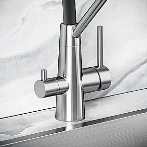 Смеситель для кухни Sancos Nolia SC12003SS нержавеющая сталь купить в интернет-магазине сантехники Sanbest