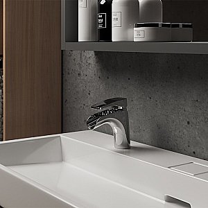 Смеситель для раковины PAINI Ovo 86CR211WFKM хром купить в интернет-магазине сантехники Sanbest