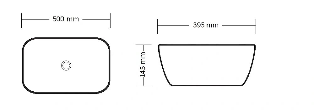 Раковина накладная CeruttiSpa 50 CR8217MMW мрамор белый матовый купить в интернет-магазине Sanbest