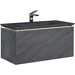 Тумба под раковину Jorno Incline 100 Inc.01.100/P/Bet/JR бетон купить в интернет-магазине сантехники Sanbest