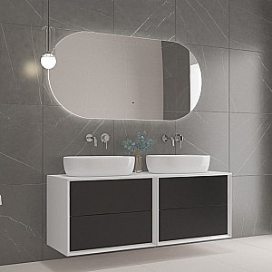 Зеркало с LED подстветкой Cezares VAGUE CZR-SPC-MOV 140x70 в ванную от интернет-магазине сантехники Sanbest