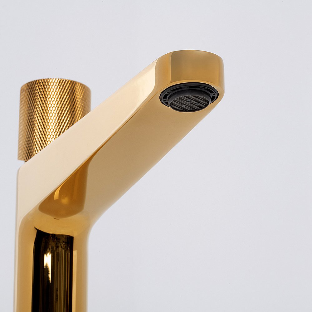 Смеситель для раковины WasserKRAFT Ems 7600 7603H золото купить в интернет-магазине сантехники Sanbest