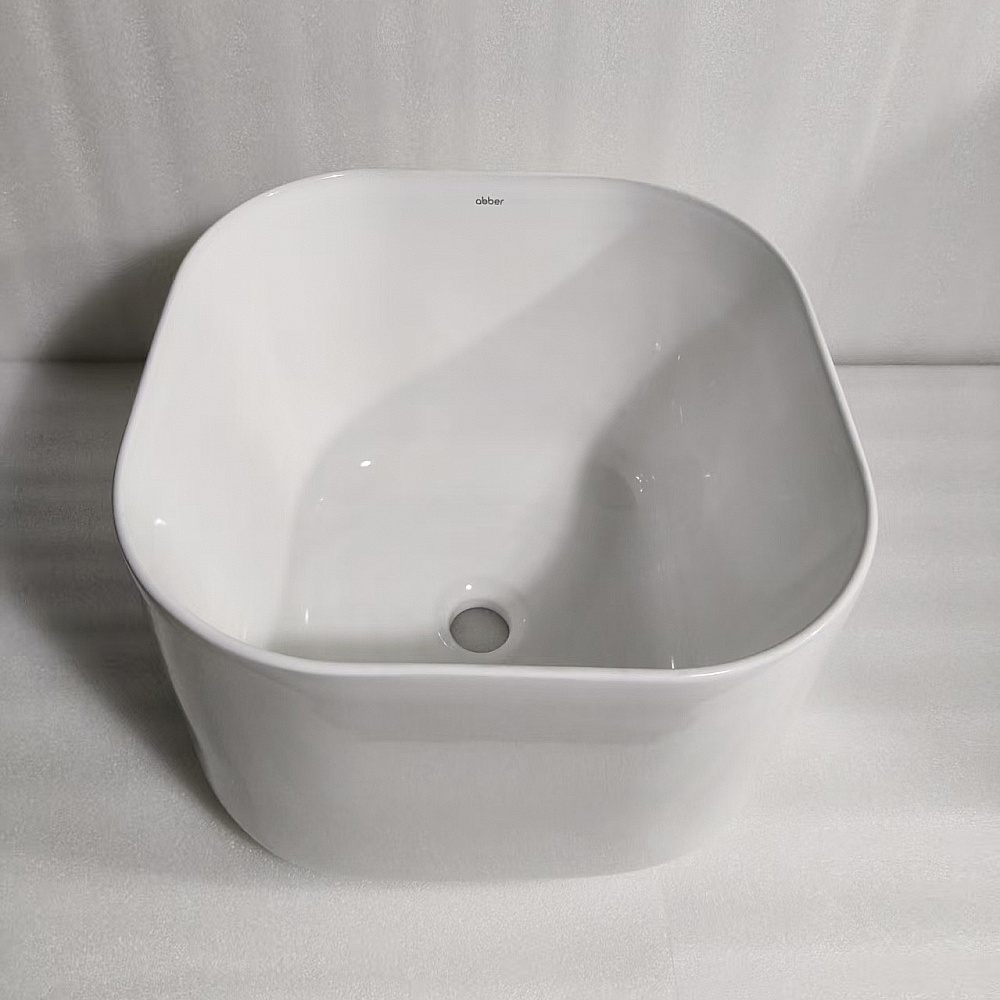 Раковина Abber Rechteck 40,5 AC2222 белая купить в интернет-магазине Sanbest