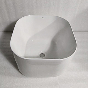 Раковина Abber Rechteck 40,5 AC2222 белая купить в интернет-магазине Sanbest