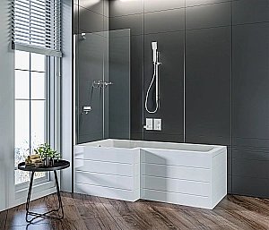 Шторка для ванны Good Door SCREEN BS-90-C-CH купить в интернет-магазине Sanbest