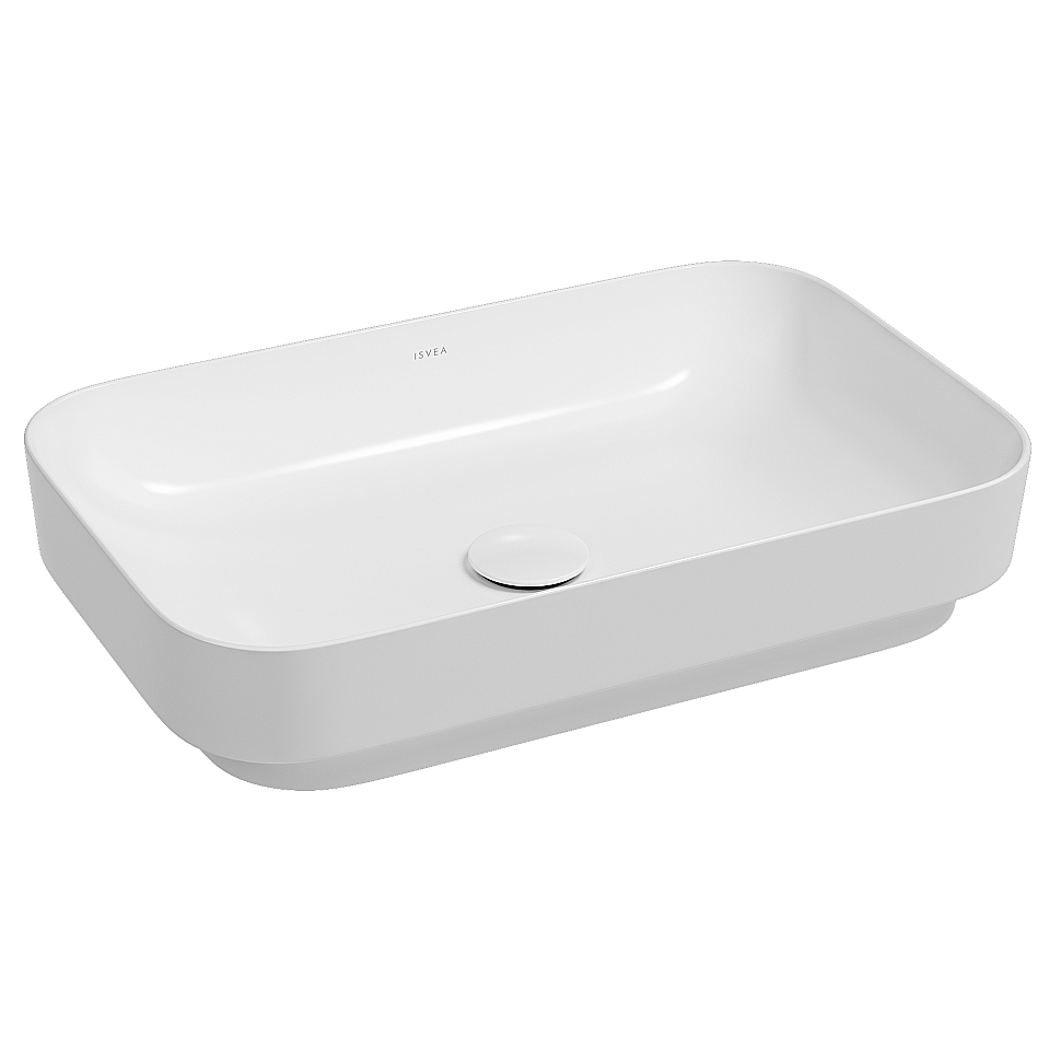 Раковина ISVEA Sott'Aqua 60 10SQ50060SV белая купить в интернет-магазине Sanbest