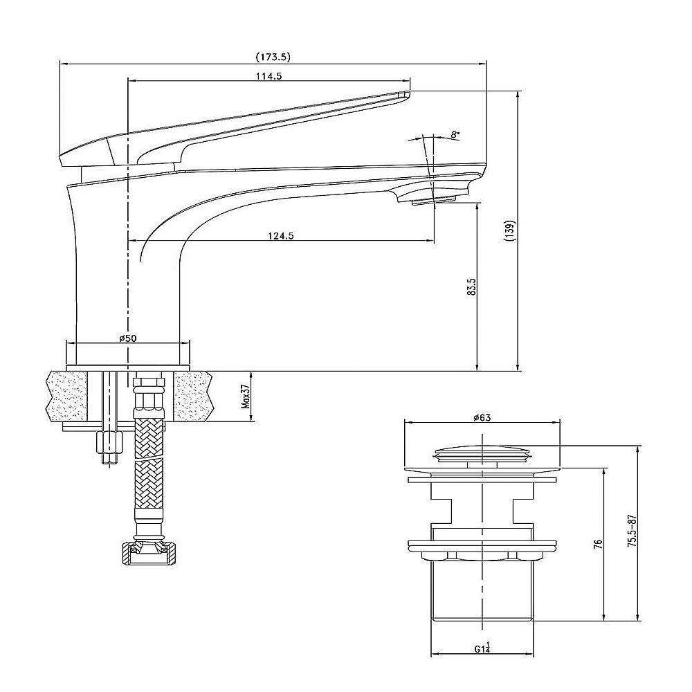 Смеситель для раковины Lemark Allegro LM5906CW купить в интернет-магазине сантехники Sanbest