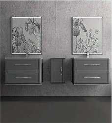 Тумба с раковиной Cezares Tiffany 60 Grigio nuvola для ванной в интернет-магазине Sanbest