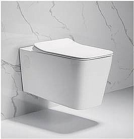 Унитаз подвесной CeruttiSpa MAIELLA Aria MW CT9164 безободковый, с крышкой микролифт, белый матовый купить в интернет-магазине Sanbest