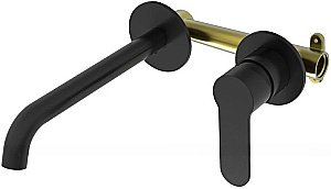 Смеситель для раковины Aquanet Passion 336185 черный матовый купить в интернет-магазине сантехники Sanbest