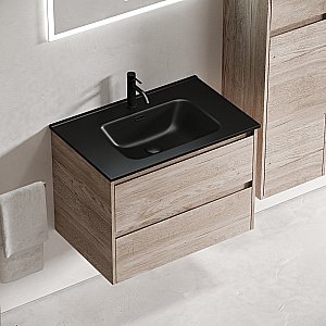 Тумба с раковиной Sancos Libra 70 LB70EG дуб галифакс натуральный для ванной в интернет-магазине Sanbest