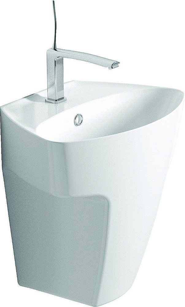 Раковина подвесная Bien Mineral 45 MNLM04501FD1W3000 белая купить в интернет-магазине Sanbest