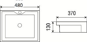 Раковина WeltWasser WW DEILBACH 4014 48 белая купить в интернет-магазине Sanbest