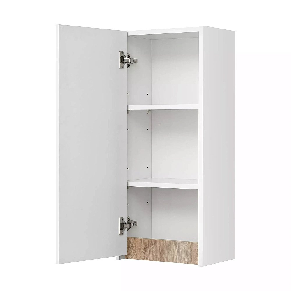 Шкаф подвесной Акватон Марти 35 белый для ванной в интернет-магазине сантехники Sanbest