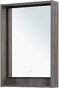 Зеркало Aquanet Милан 336393 60 дуб рошелье в ванную от интернет-магазине сантехники Sanbest