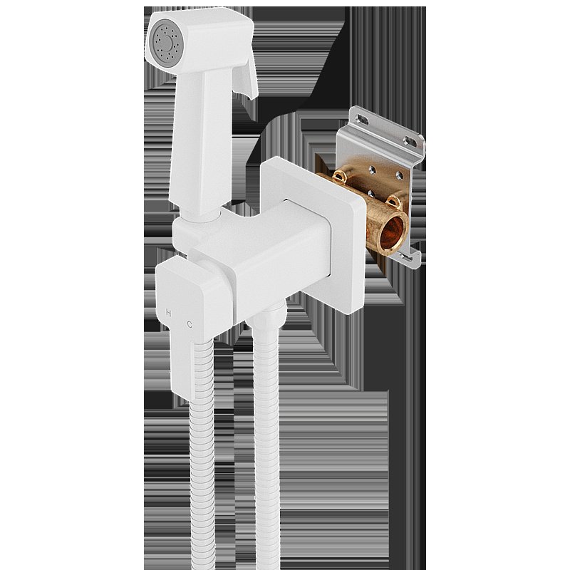 Гигиенический душ Elghansa 22Q0017-White (Set-112) белый купить в интернет-магазине сантехники Sanbest