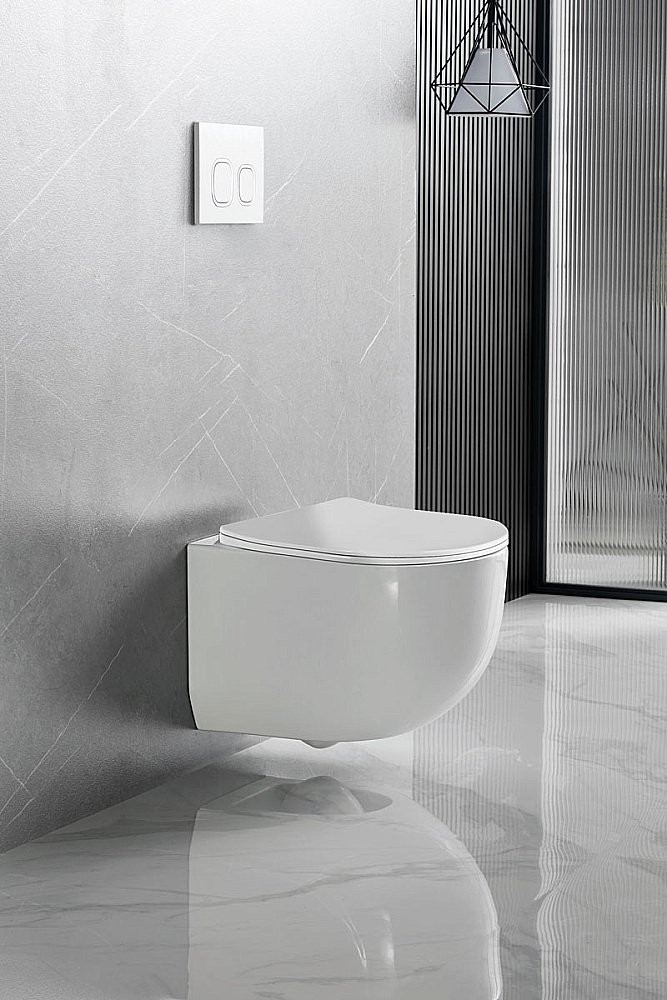 Унитаз Vincea Globo VT1-52T безободковый, смыв торнадо, с крышкой микролифт, белый купить в интернет-магазине Sanbest