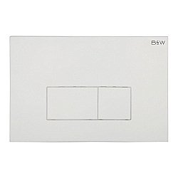 Кнопка для инсталляции Black&White Universe WPI-09541 белая глянцевая купить в интернет-магазине сантехники Sanbest