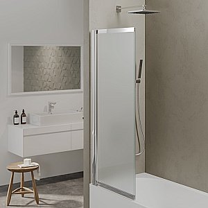 Шторка для ванны Berges RIVER S Slider 980 065021 матовое стекло купить в интернет-магазине Sanbest