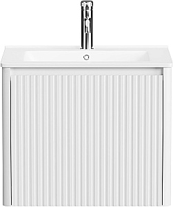 Тумба с раковиной Allen Brau Gravity 60 1.370016.WM белая матовая для ванной в интернет-магазине Sanbest