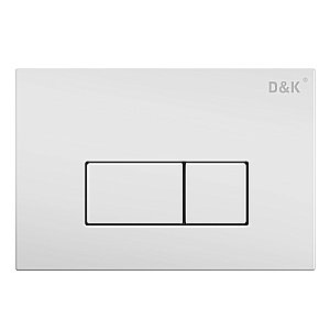 Кнопка для инсталляции D&K Rhein DB1499016 белая матовая купить в интернет-магазине сантехники Sanbest