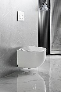 Унитаз Vincea Globo VT1-52T безободковый, смыв торнадо, с крышкой микролифт, белый купить в интернет-магазине Sanbest