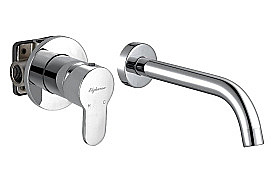 Смеситель для раковины Elghansa Dynamic 14R7P83-White белый купить в интернет-магазине сантехники Sanbest