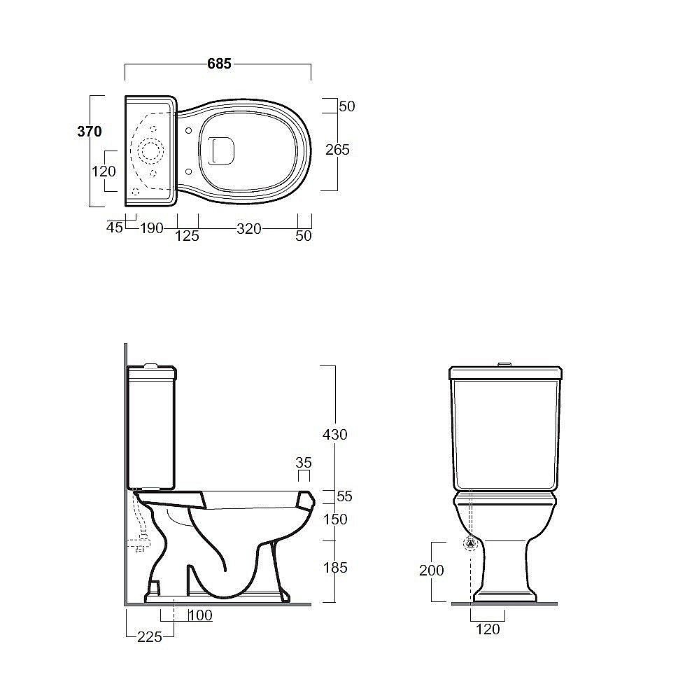 Унитаз напольный SIMAS Arcade AR821 с бачком, белый купить в интернет-магазине Sanbest
