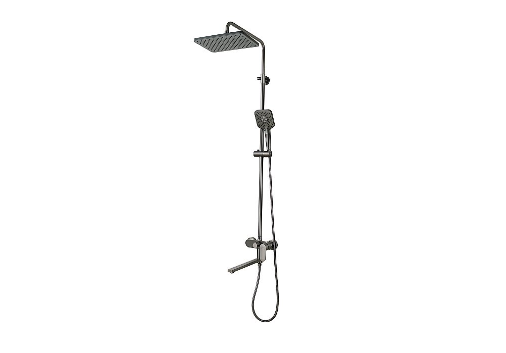 Душевая система Aquatek НИКА AQ2840BGM оружейная сталь купить в интернет-магазине сантехники Sanbest