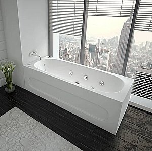 Ванна акриловая Aquatek Оберон 170x70 OBR170-0000165 белая купить в интернет-магазине Sanbest