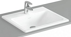 Раковина Vitra S20 quad 55 5465B003-0001 белая купить в интернет-магазине Sanbest