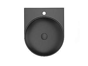 Консоль с раковиной Ravak YARD 40 D80000D004+XJX0D240002 черная матовая для ванной в интернет-магазине сантехники Sanbest
