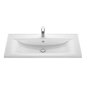 Раковина Акватон Айрис 100 1A723031AG010 белая купить в интернет-магазине Sanbest