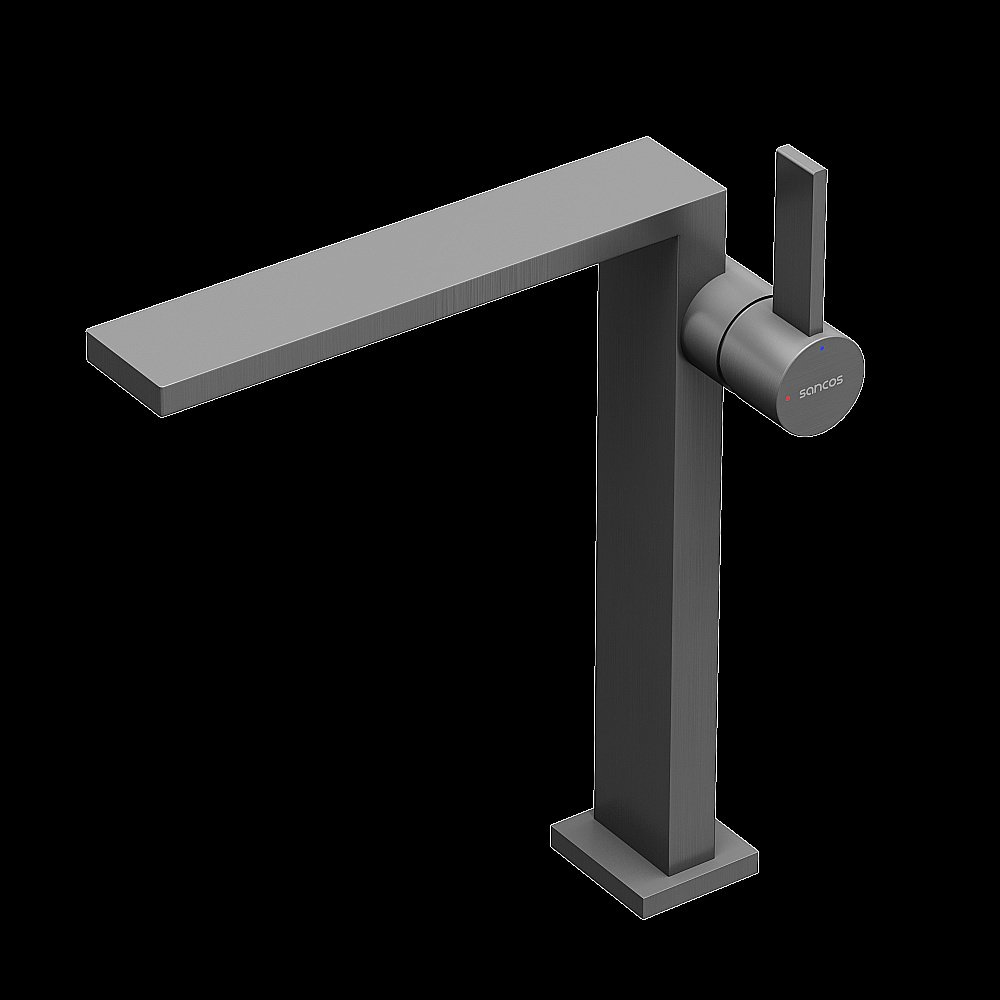 Смеситель для раковины Sancos Linn SC9020GG вороненая сталь купить в интернет-магазине сантехники Sanbest