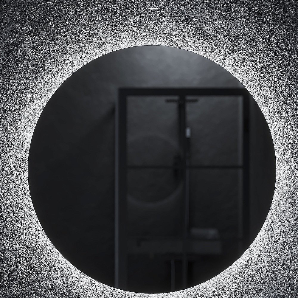 Зеркало Sancos Sfera 70 SF700 черное в ванную от интернет-магазине сантехники Sanbest