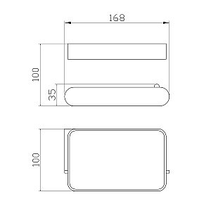 Держатель для туалетной бумаги с полкой WONZON & WOGHAND CARBON, Черный (WW-7726) купить в интернет-магазине сантехники Sanbest