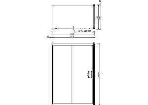 Душевой уголок Burlington C8S/C13 140x80 стекло прозрачное/профиль хром купить в интернет-магазине Sanbest