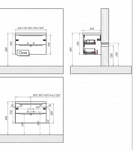 Тумба с раковиной Belbagno ETNA 80 rovere bianco для ванной в интернет-магазине Sanbest