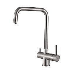 Смеситель для кухни Paulmark Wetter We213030-BS брашированная сталь купить в интернет-магазине сантехники Sanbest