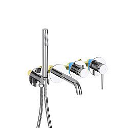 Смеситель для ванны Aquatek Европа AQ1344CR хром купить в интернет-магазине сантехники Sanbest